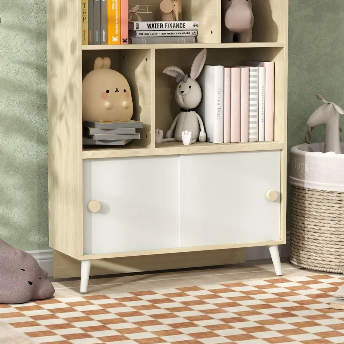 Homcom - Estantería infantil madera