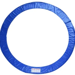 Homcom - Funda acolchada de protección borde camas elásticas 244 cm Azul