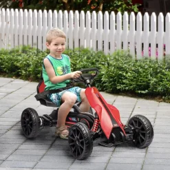 Homcom - Kart eléctrico infantil 2 velocidades