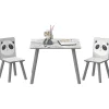 Homcom - Mesa con 2 sillas Panda