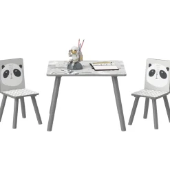 Homcom - Mesa con 2 sillas Panda