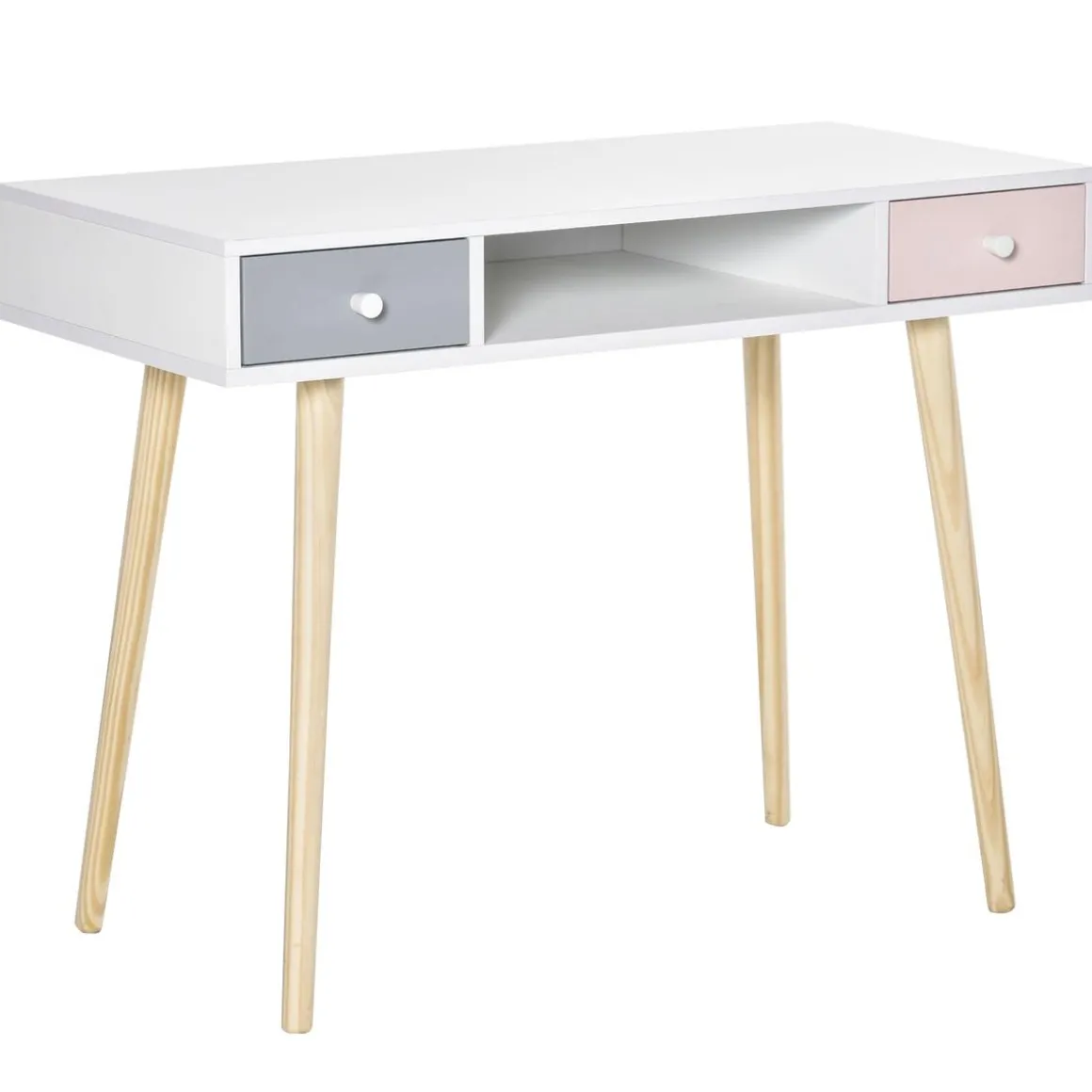 Homcom - Mesa de escritorio infantil