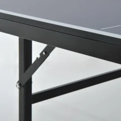 Homcom - Mesa de ping pong plegable con red