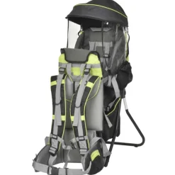 Homcom - Mochila Portabebés Plegable con Dosel