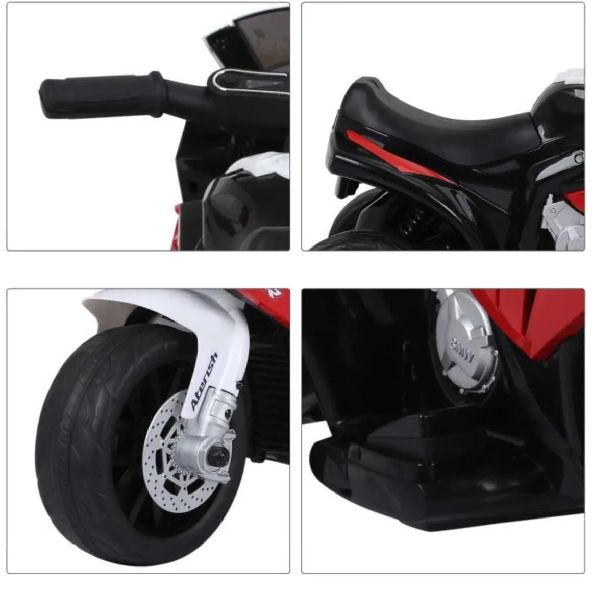 Homcom - Moto Eléctrica BMW S1000RR Rojo HomCom