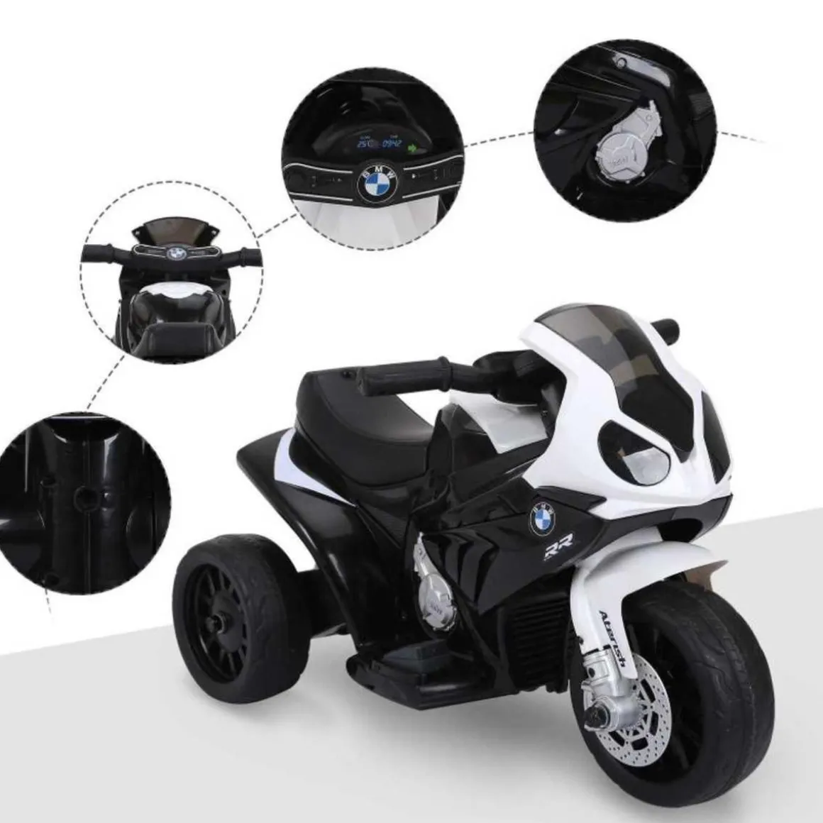 Homcom - Moto Eléctrica BMW S1000RR Negro