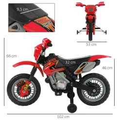 Homcom - Moto infantil eléctrica Cross
