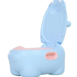 Homcom - Orinal Infantil Hipopótamo Azul HomCom
