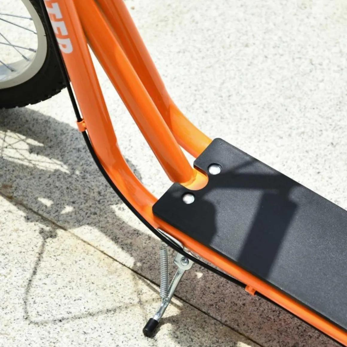 Homcom - Patinete Ajustable Para Niños Naranja HomCom