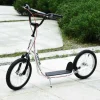 Homcom - Patinete Ajustable Para Niños Blanco HomCom