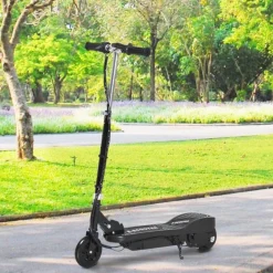 Homcom - Patinete Eléctrico Plegable Acero Negro HomCom
