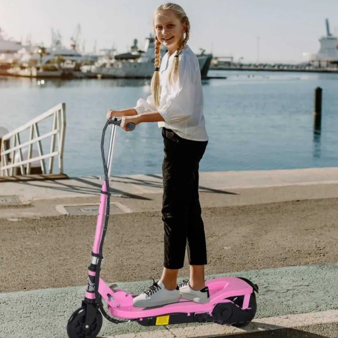 Homcom - Patinete Eléctrico Plegable Homcom Metal