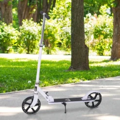 Homcom - Patinete Infantil Plegable Blanco HomCom