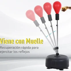 Homcom - Punching Ball con altura ajustable