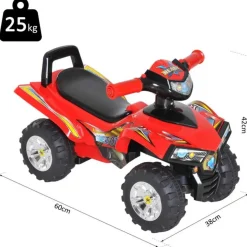 Homcom - Quad Correpasillos Infantil HomCom