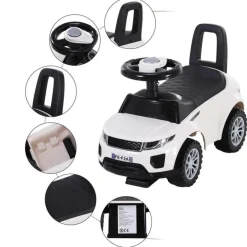 Homcom - Quad Correpasillos sin Pedales Blaco HomCom