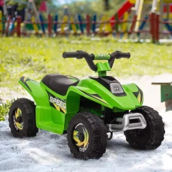 Homcom - Quad Eléctrico Batería 6V Verde