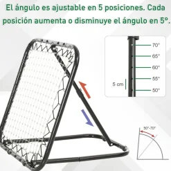 Homcom - Red de rebote plegable