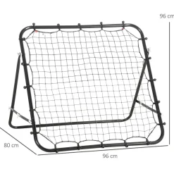 Homcom - Red reboteadora deportes plegable