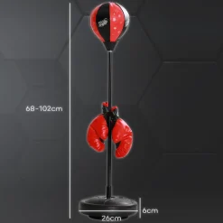 Homcom - Saco de boxeo infantil de pie 102 cm