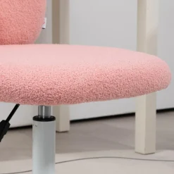 Homcom - Silla infantil de borreguito Rosa