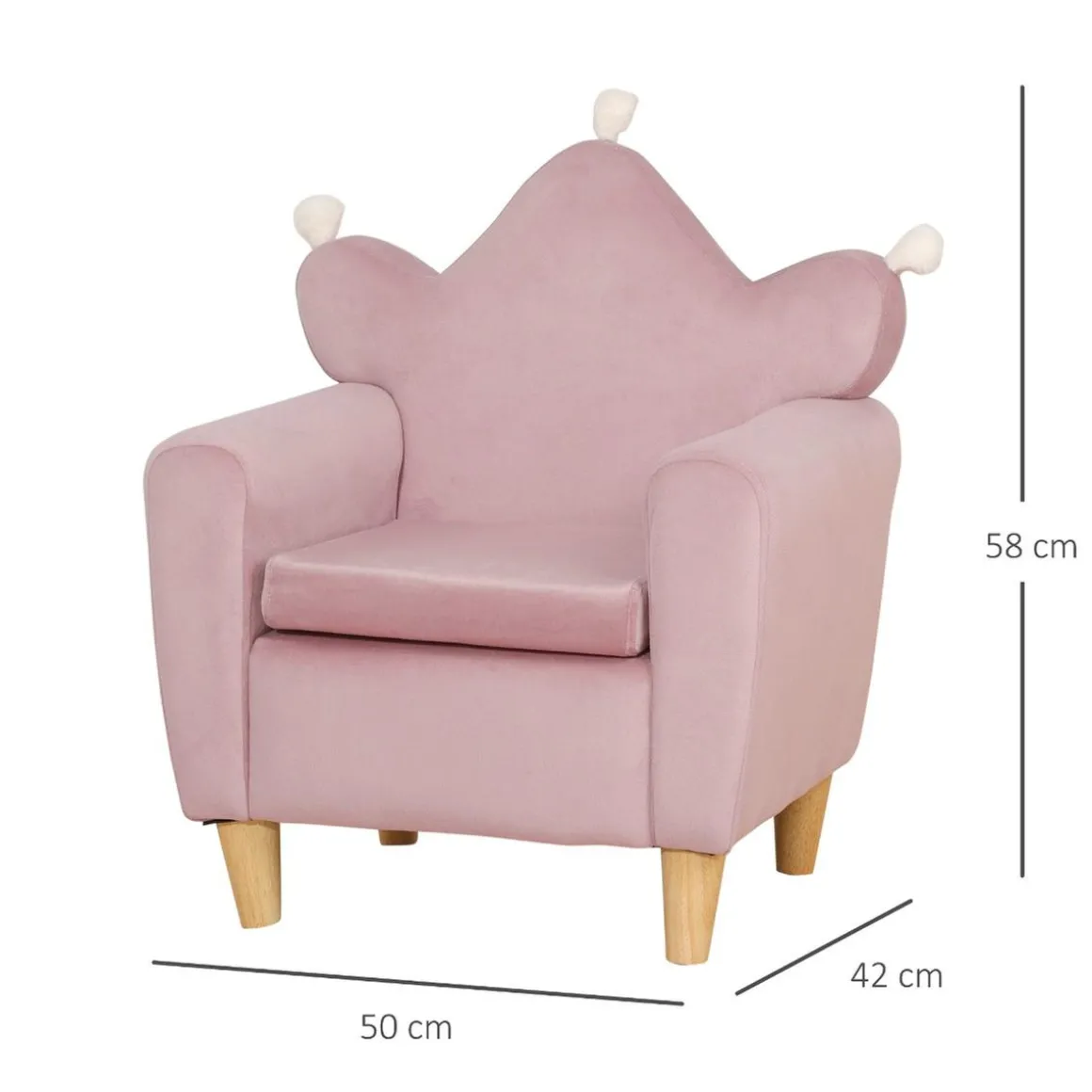 Homcom - Sillón infantil