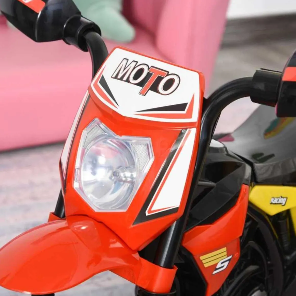 Homcom - Triciclo Moto de Montaña Infantil Rojo HomCom