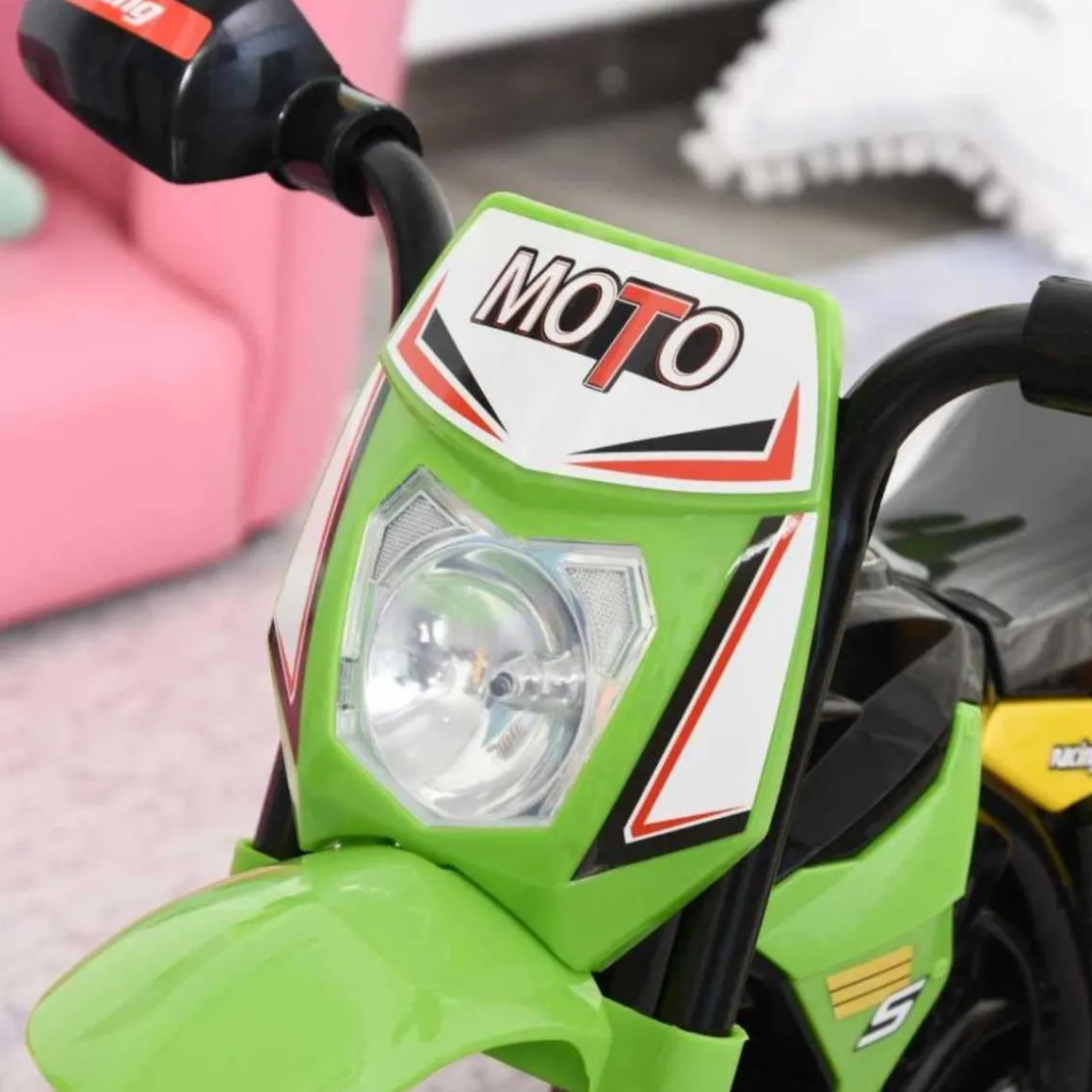 Homcom - Triciclo Moto de Montaña Infantil Verde HomCom