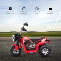 Homcom - Trimoto eléctrica custom infantil de batería