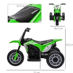 Homcom - Trimoto eléctrica Honda CRF450RL