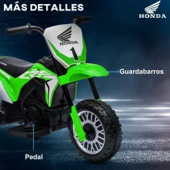 Homcom - Trimoto eléctrica Honda CRF450RL