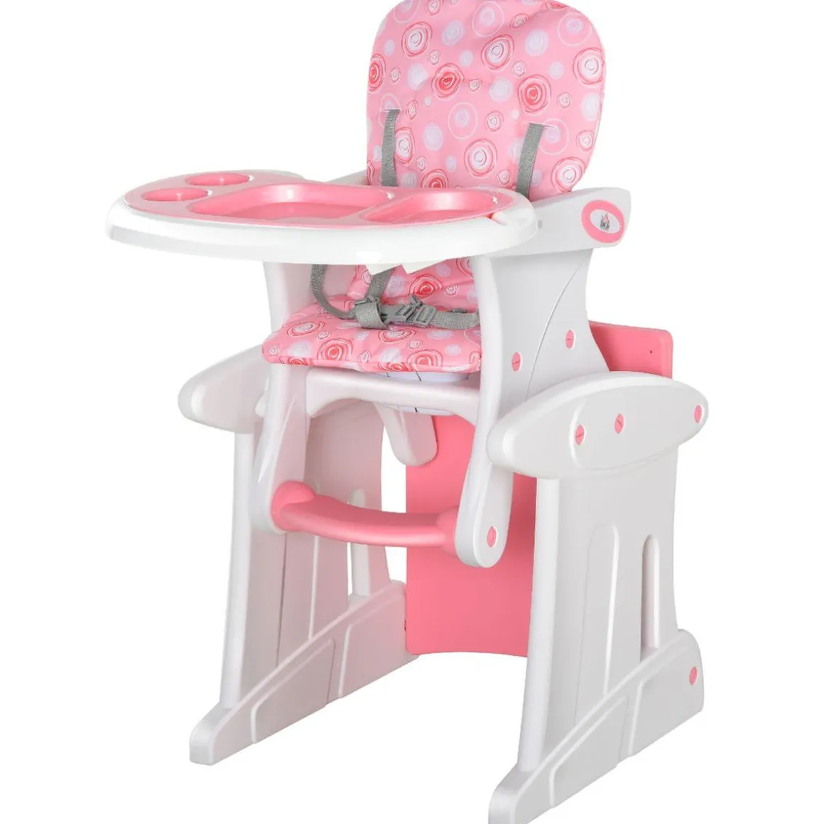 Homcom - Trona 3 en 1 rosa