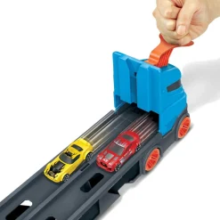 Hot Wheels - Camión de transporte convertible