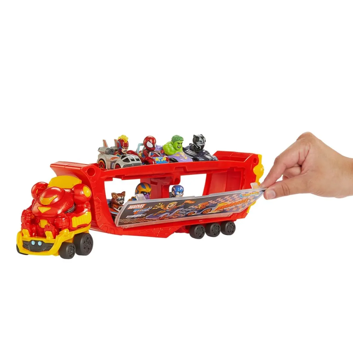 Hot Wheels - Camión RacerVerse Iron Man ㅤ