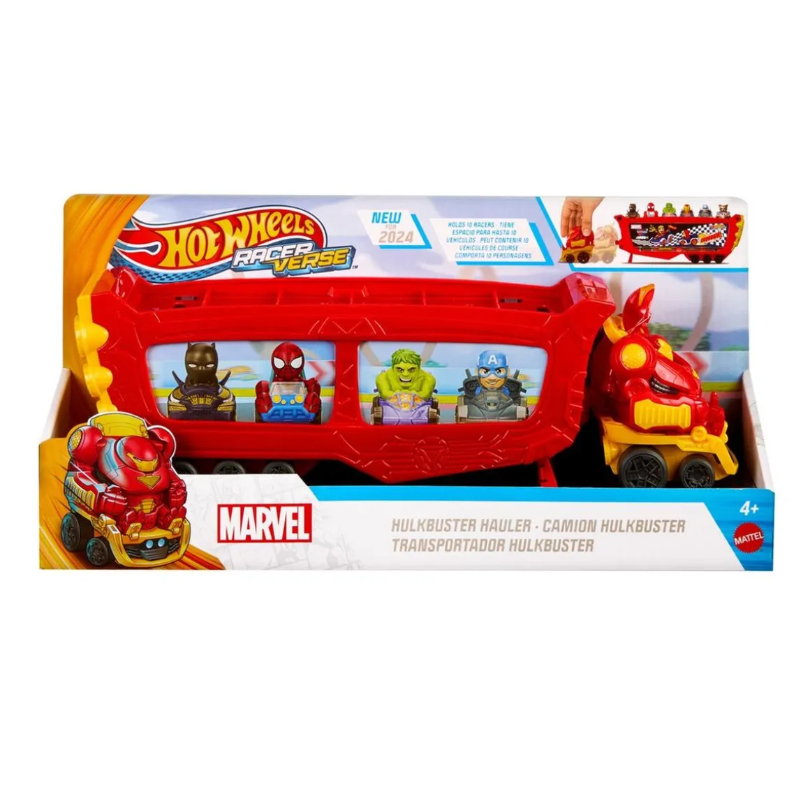 Hot Wheels - Camión RacerVerse Iron Man ㅤ