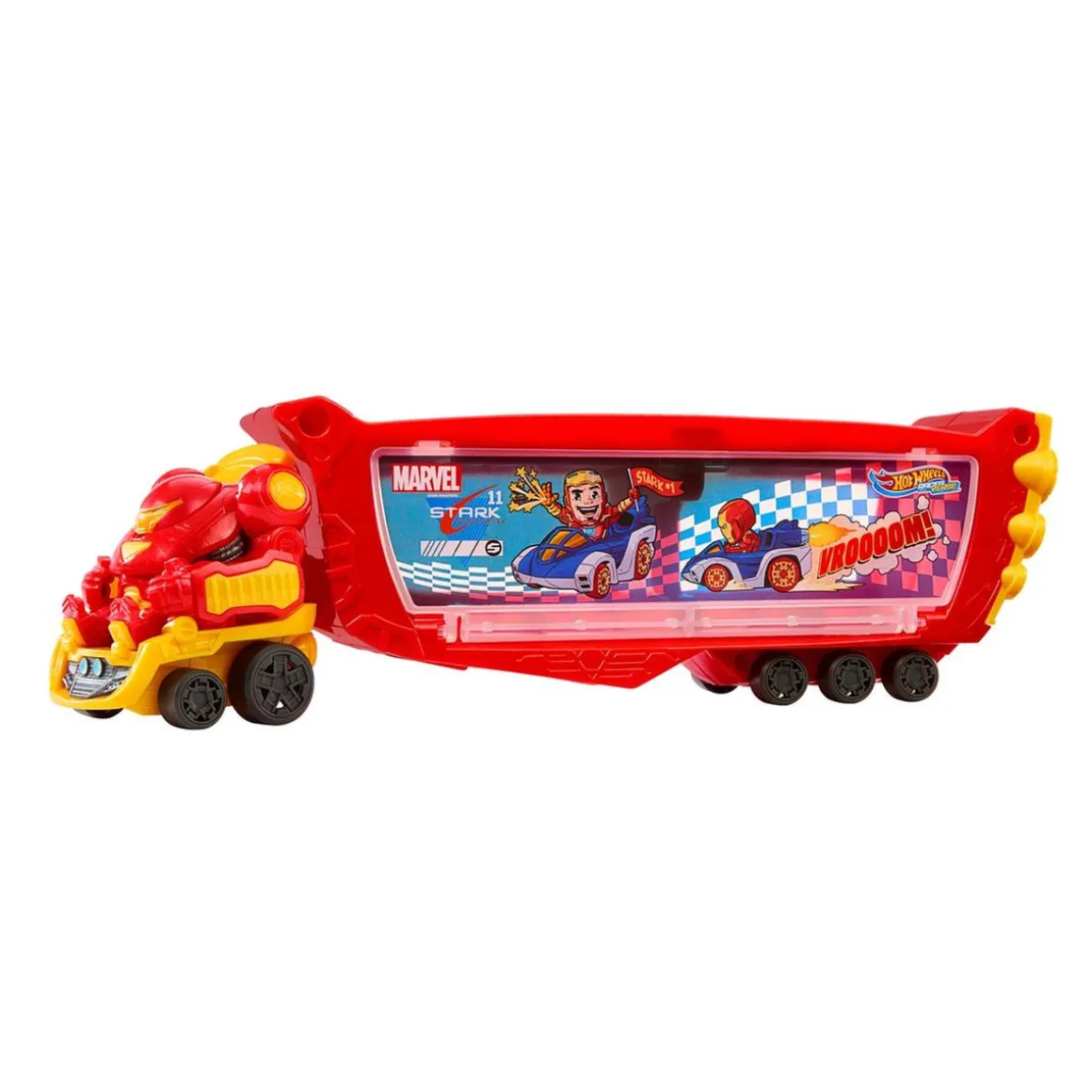 Hot Wheels - Camión RacerVerse Iron Man ㅤ