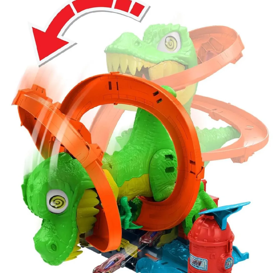 Hot Wheels - Estación de bomberos T-Rex