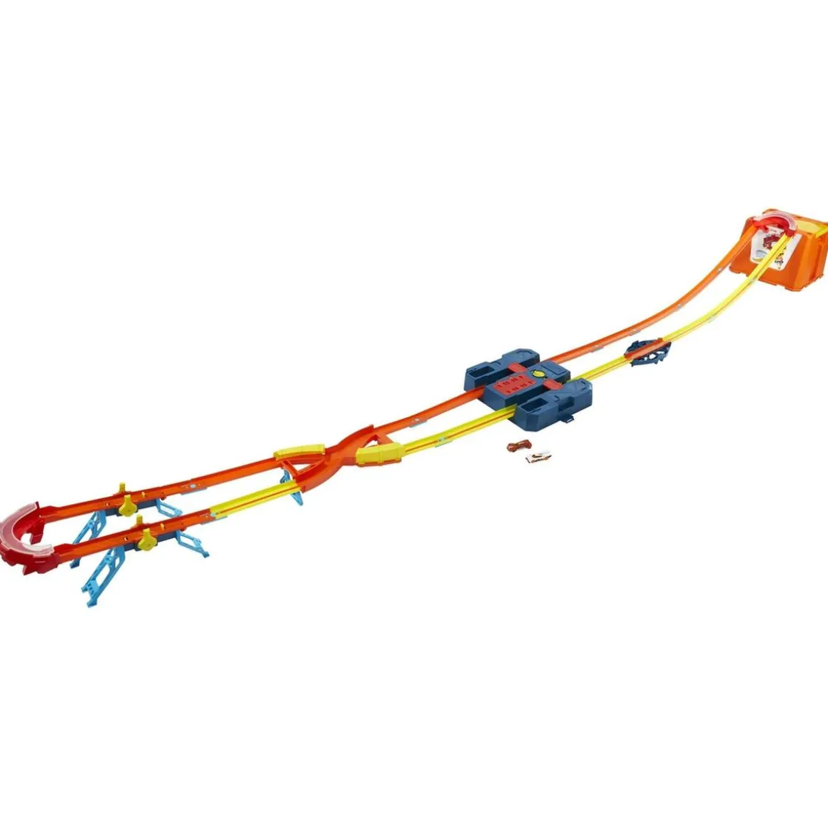 Hot Wheels - Hot Wheels Track Builder Unlimited con 20 pies de pista y vehículo de juguete ㅤ