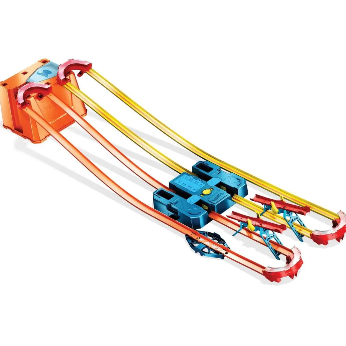 Hot Wheels - Hot Wheels Track Builder Unlimited con 20 pies de pista y vehículo de juguete ㅤ