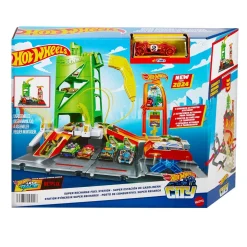 Hot Wheels - Pista Carreras Urbanas Estación de Recarga ㅤ