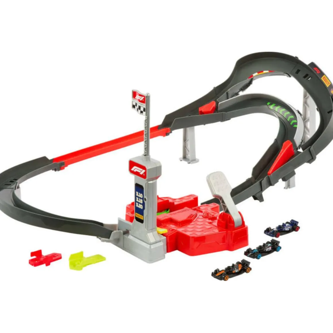 Hot Wheels Racing F1 + 3 coches