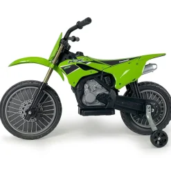 Injusa - Moto Cross Kawasaki KX85 de 12V Verde