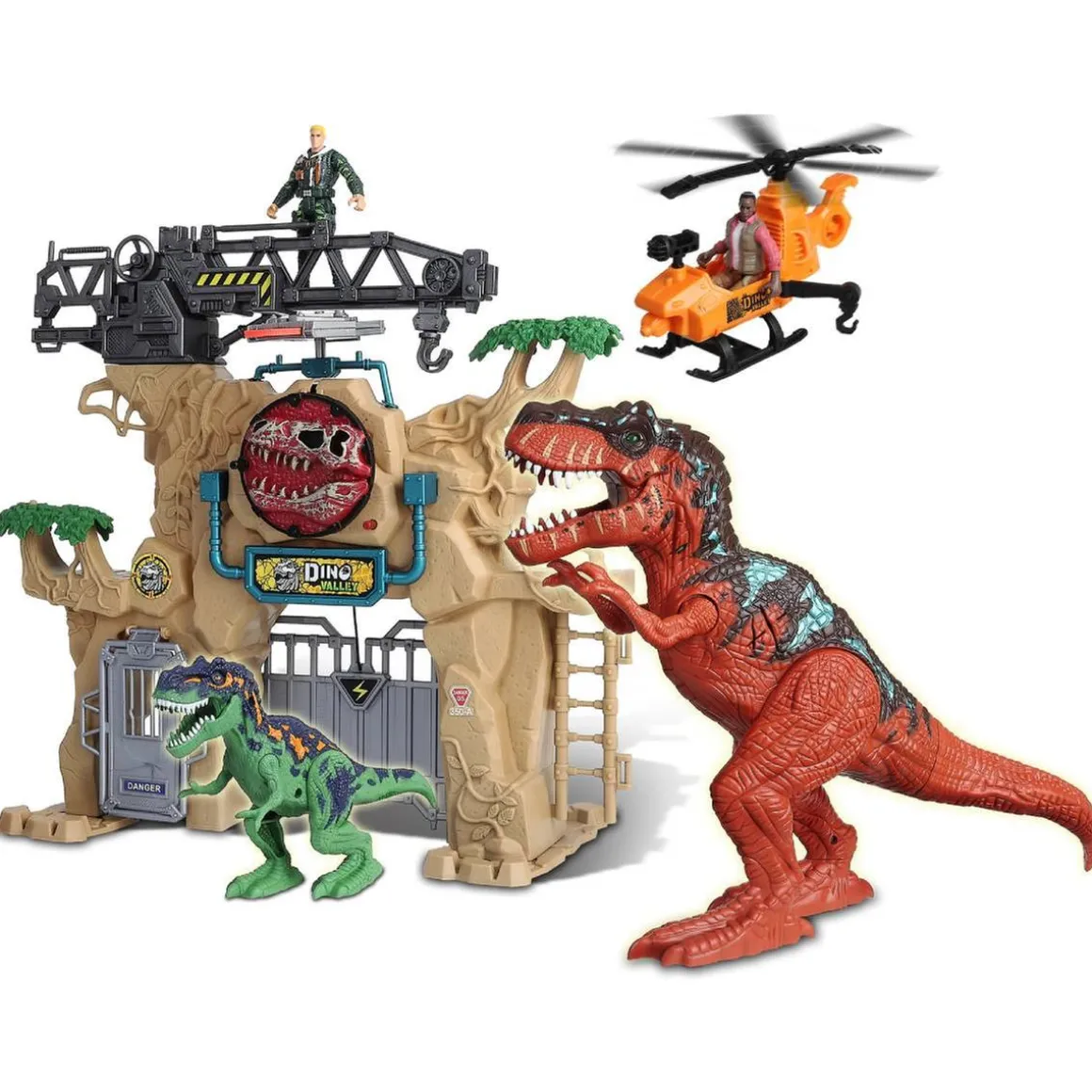 Invincible Heroes - Playset dinosaurios con vehículo (Varios modelos)