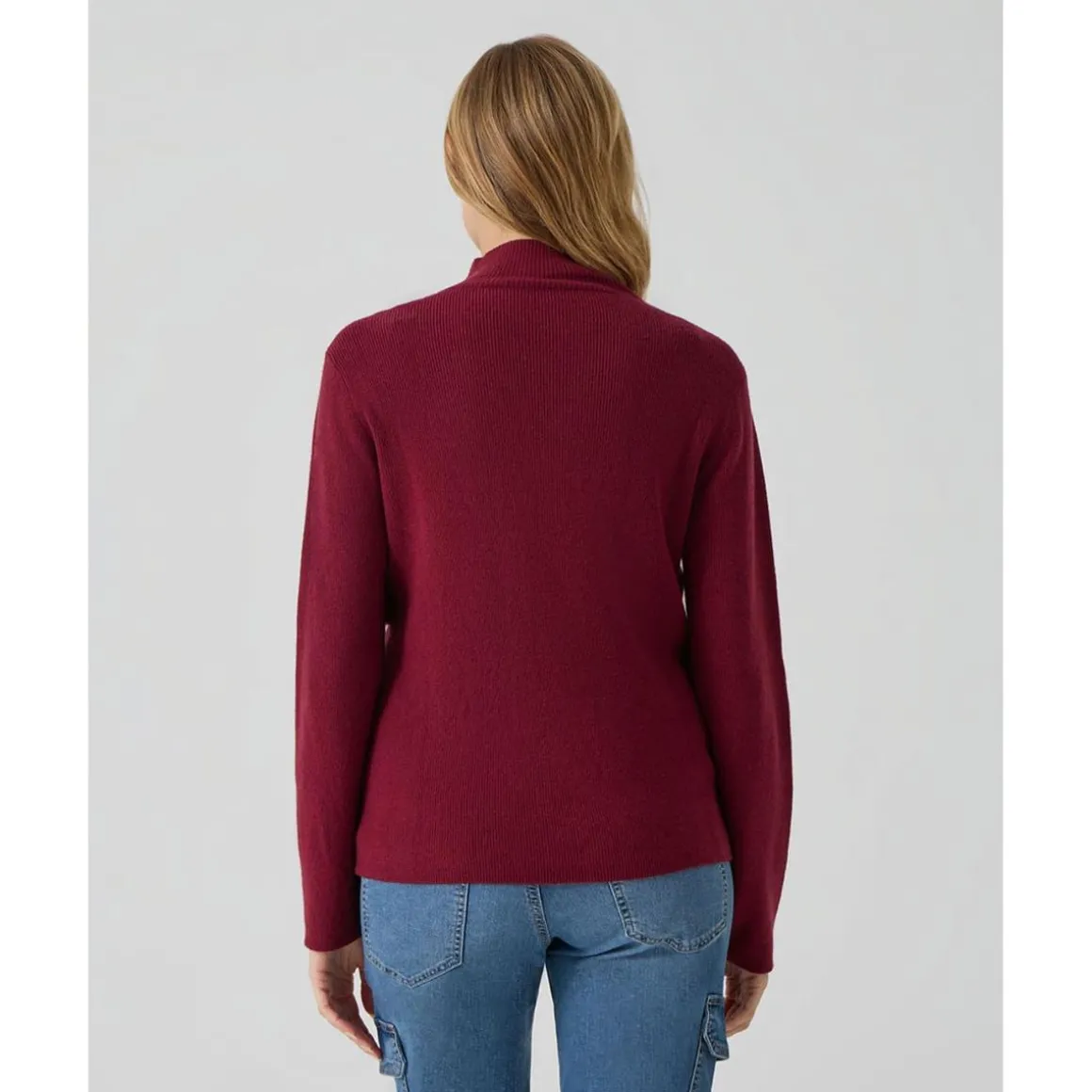 Jersey de lactancia burdeos