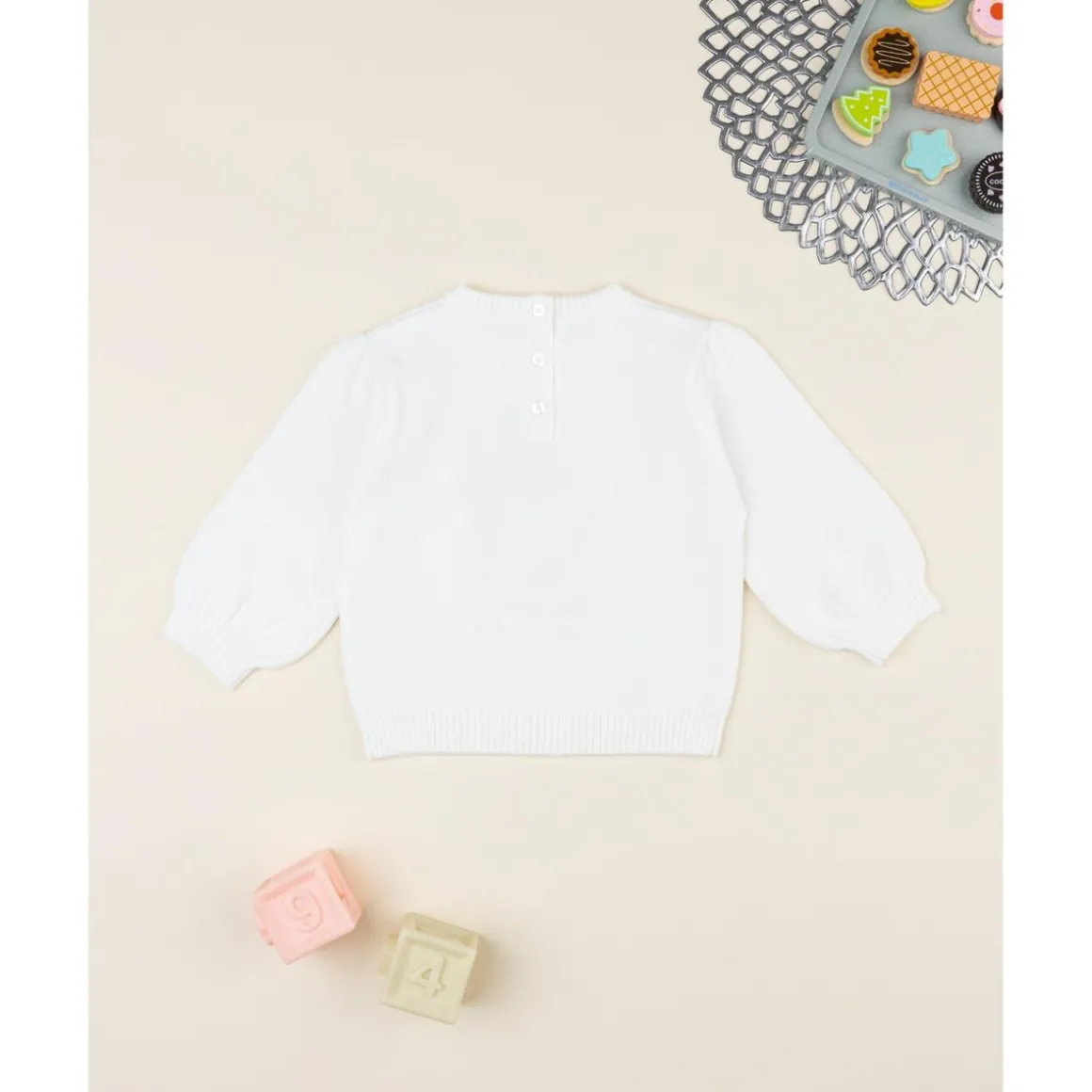 Jersey de niña Minnie con lentejuelas