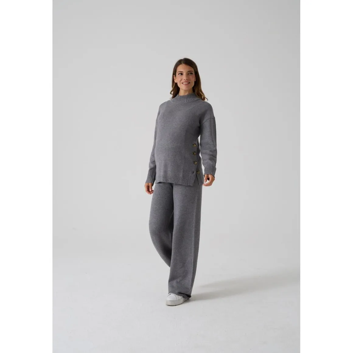 Jersey gris oscuro de lactancia