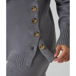 Jersey gris oscuro de lactancia