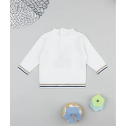Jersey niño blanco teddy
