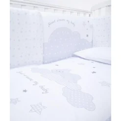 Juego de Cuna 4 Piezas Unisex "Hipopótamo"