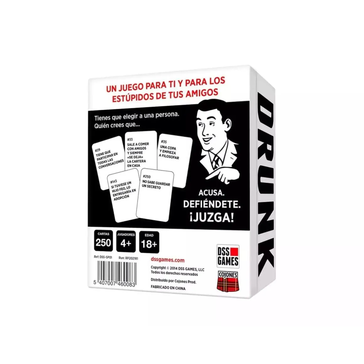 Juego de mesa Drunk, Stoned or Stupid ㅤ